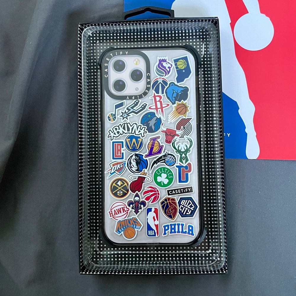 Iphone12 PRO NBA BASKETBALL CASETIFY CLEAR CASE